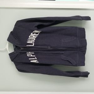 Small Ralph Lauren blue zip hoody